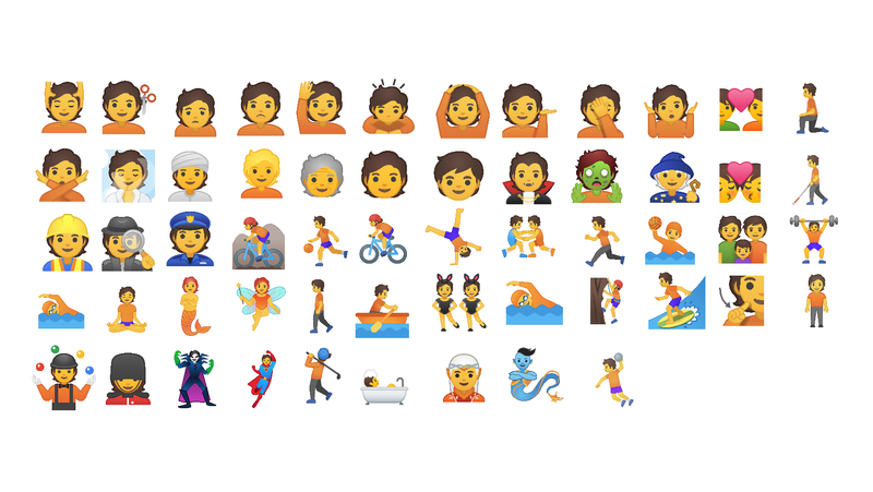 Illustration for article titled Google Is Releasing More Than 50 New Gender-Inclusive Emoji